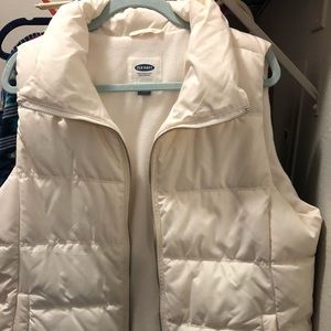 Off white XL Old Navy Vest